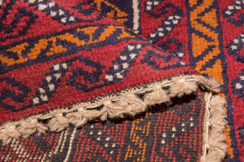 Baluch tapijt - 126 x 77 cm - veelkleurig