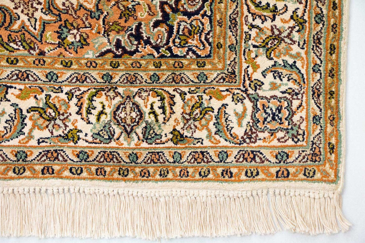 Zijden tapijt - Kashmir Silk - 149 x 89 cm - beige