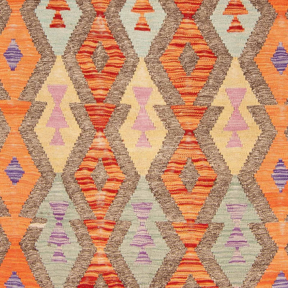 Kelim tapijt - Splash - 207 x 155 cm - veelkleurig