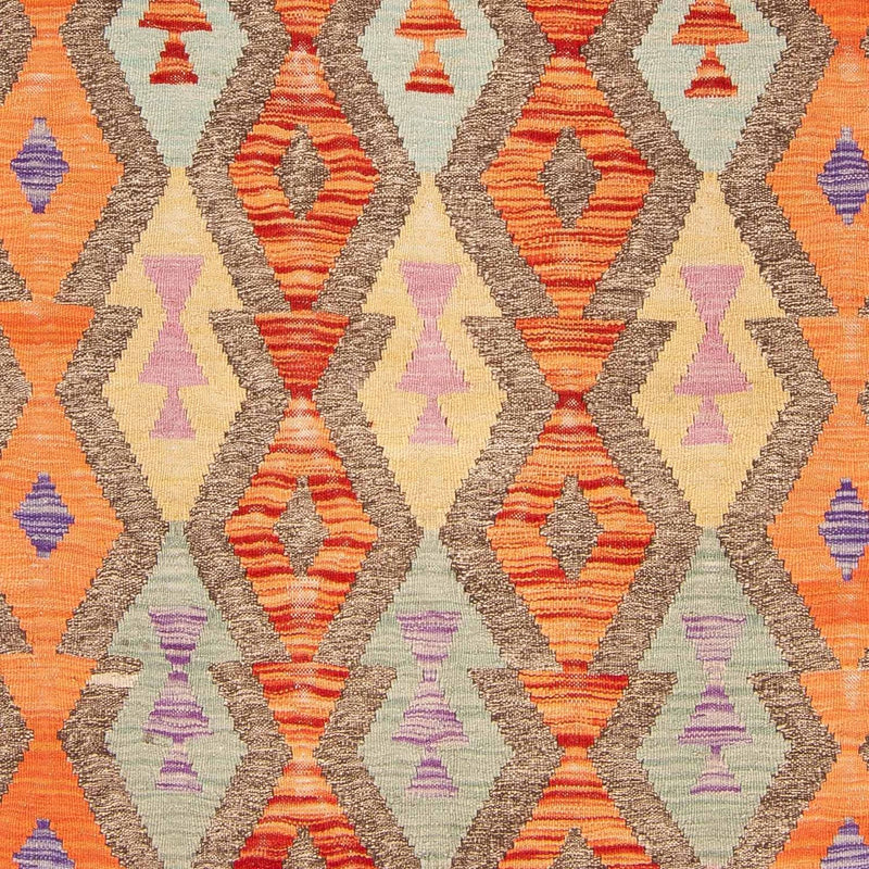 Kelim tapijt - Splash - 207 x 155 cm - veelkleurig