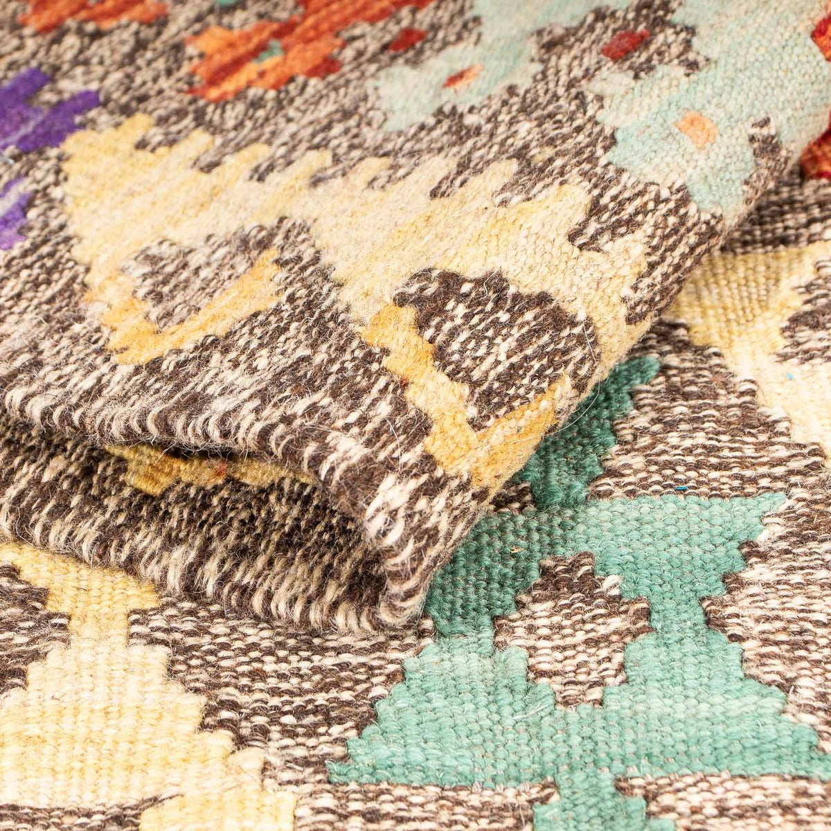 Kelim tapijt - Splash - 156 x 100 cm - veelkleurig