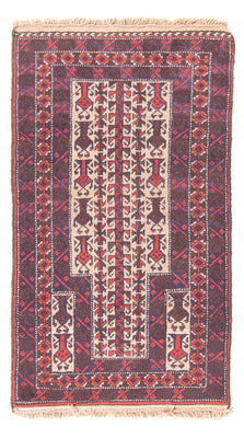 Baluch tapijt - Gebedskleed - 113 x 62 cm - beige