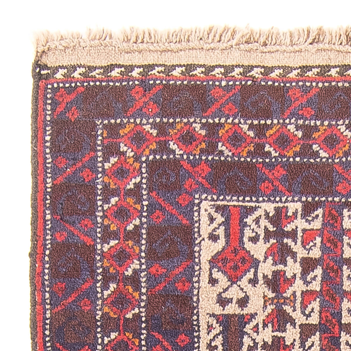 Baluch tapijt - Gebedskleed - 113 x 62 cm - beige