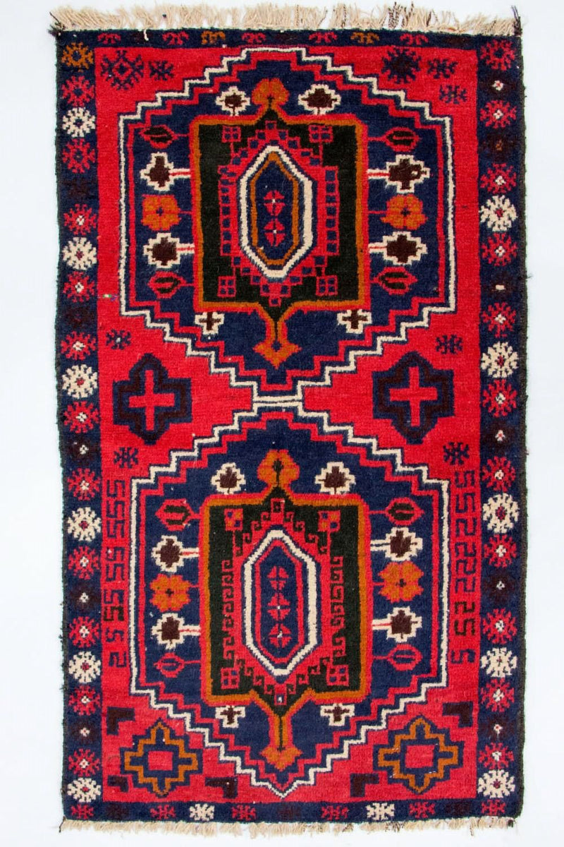 Baluch tapijt - 135 x 78 cm - rood