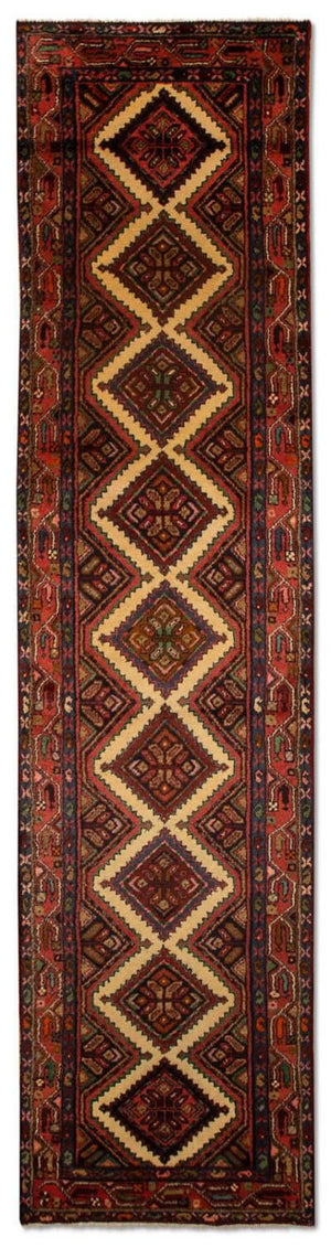Loper Perzisch Tapijt - Nomadisch - 325 x 78 cm - bruin