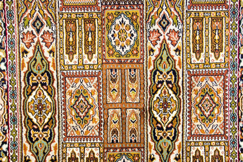 Zijden tapijt - Kashmir Silk - 157 x 93 cm - veelkleurig