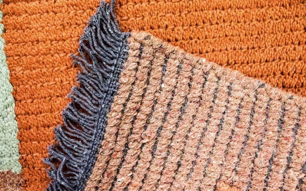 Nepal tapijt - 140 x 70 cm - veelkleurig