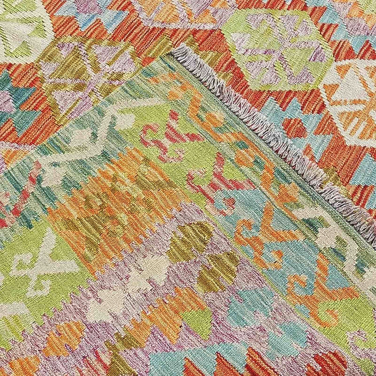 Kelim tapijt - Splash - 300 x 206 cm - veelkleurig