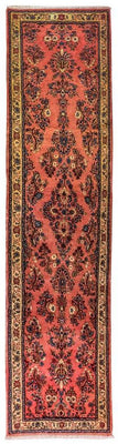 Loper Perzisch tapijt - Klassiek - 316 x 75 cm - rood