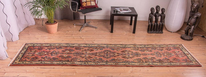 Loper Perzisch tapijt - Klassiek - 316 x 75 cm - rood