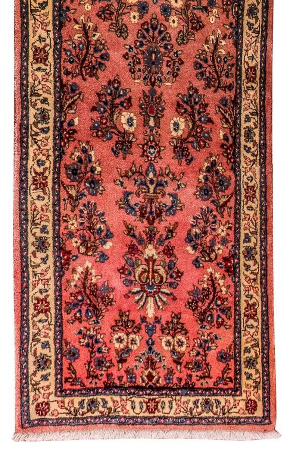 Loper Perzisch tapijt - Klassiek - 316 x 75 cm - rood