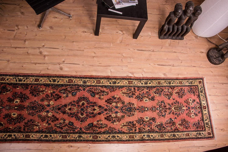 Loper Perzisch tapijt - Klassiek - 316 x 75 cm - rood