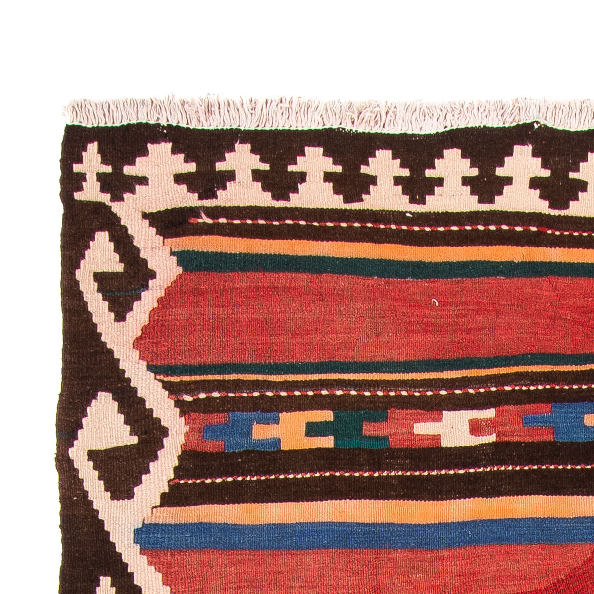 Loper Kelim tapijt - Oud - 315 x 150 cm - veelkleurig