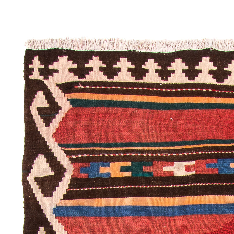 Loper Kelim tapijt - Oud - 315 x 150 cm - veelkleurig