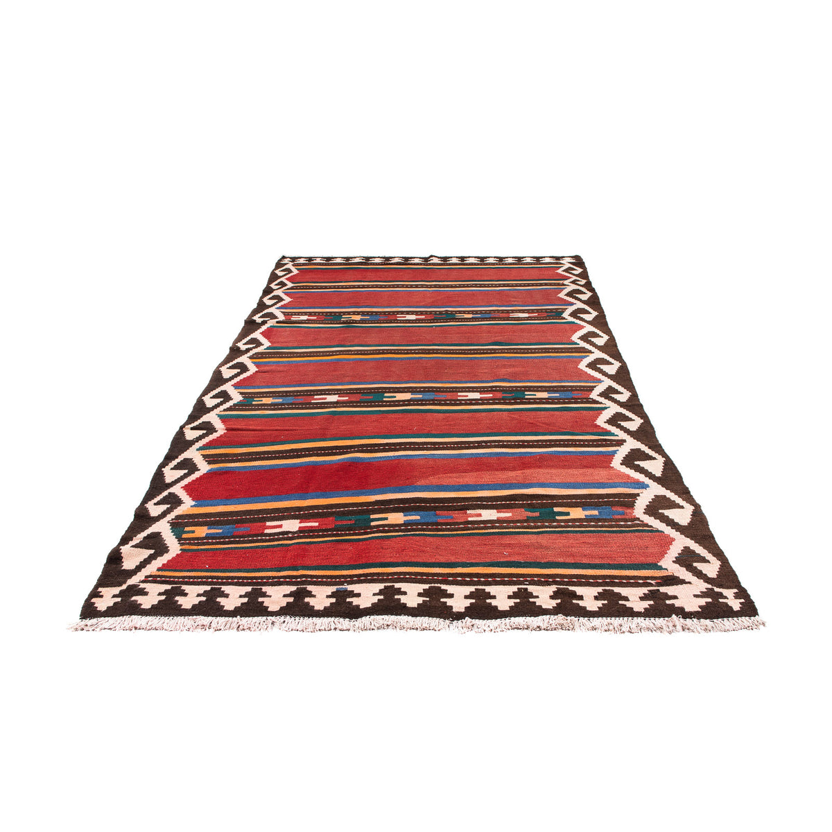 Loper Kelim tapijt - Oud - 315 x 150 cm - veelkleurig