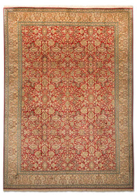 Zijden tapijt - Kashmir Silk - 311 x 211 cm - rood