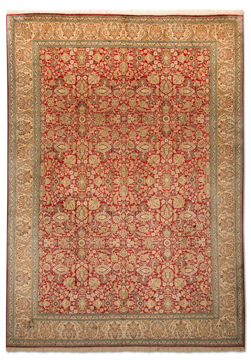 Zijden tapijt - Kashmir Silk - 311 x 211 cm - rood