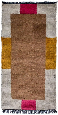 Nepal tapijt - 140 x 70 cm - veelkleurig