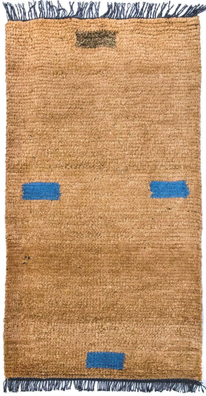 Nepal tapijt - 140 x 70 cm - bruin