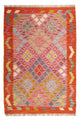Kilim Maimana Tapijt 147x101cm - Wollen tapijt