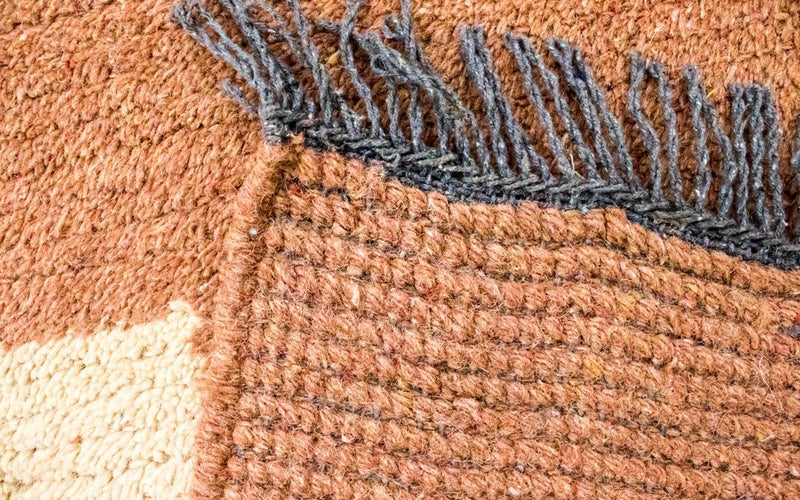 Nepal tapijt - 140 x 70 cm - bruin