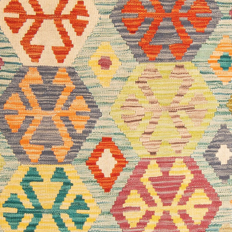 Kelim tapijt - Splash - 154 x 102 cm - veelkleurig