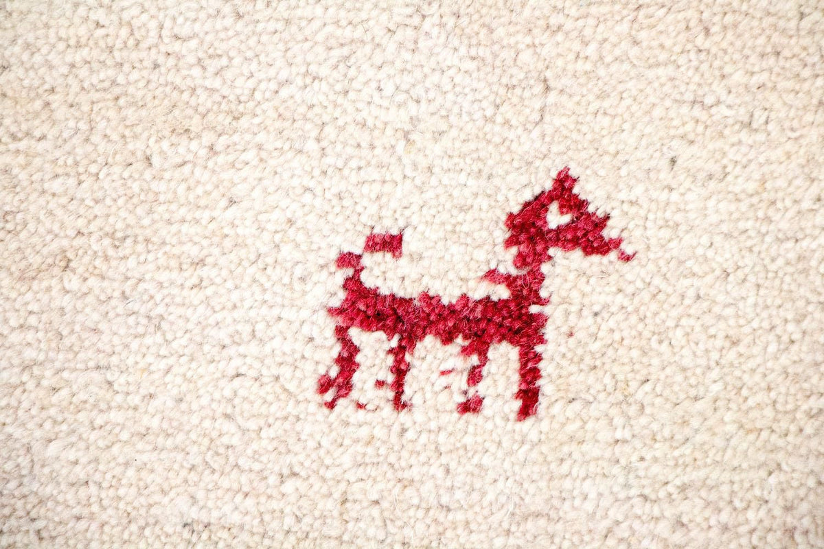 Gabbeh tapijt - Indus - 240 x 170 cm - beige