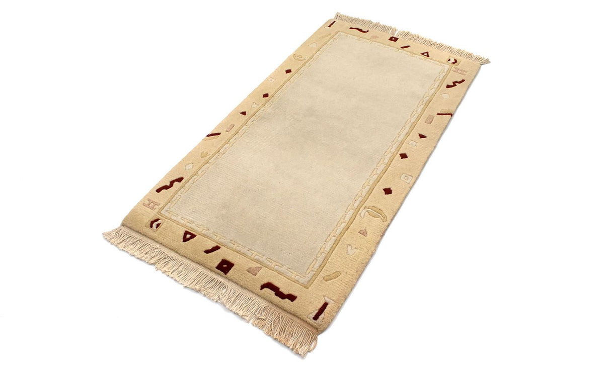 Nepal tapijt - 140 x 70 cm - beige