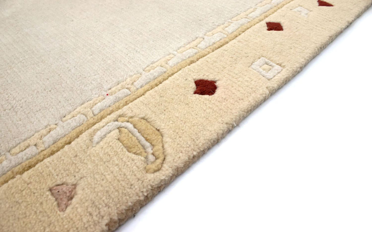 Nepal tapijt - 140 x 70 cm - beige