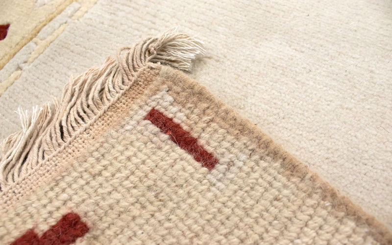 Nepal tapijt - 140 x 70 cm - beige