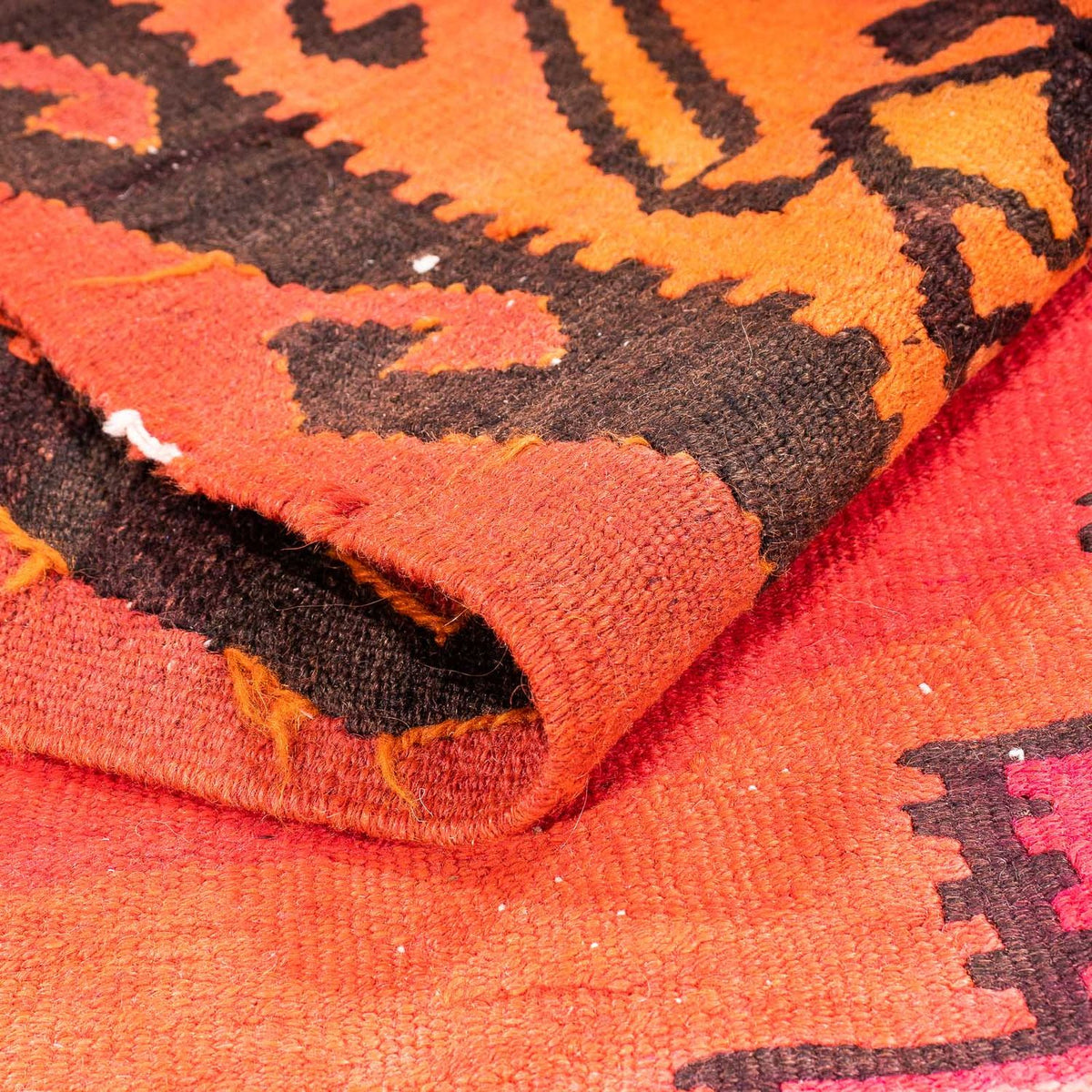 Loper Kelim tapijt - Oud - 380 x 180 cm - veelkleurig