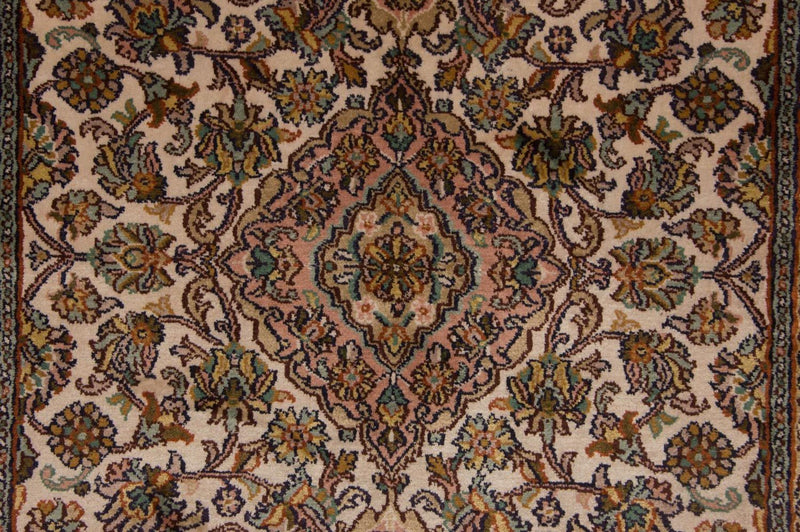 Loper Zijden tapijt - Kashmir Silk - 301 x 79 cm - veelkleurig