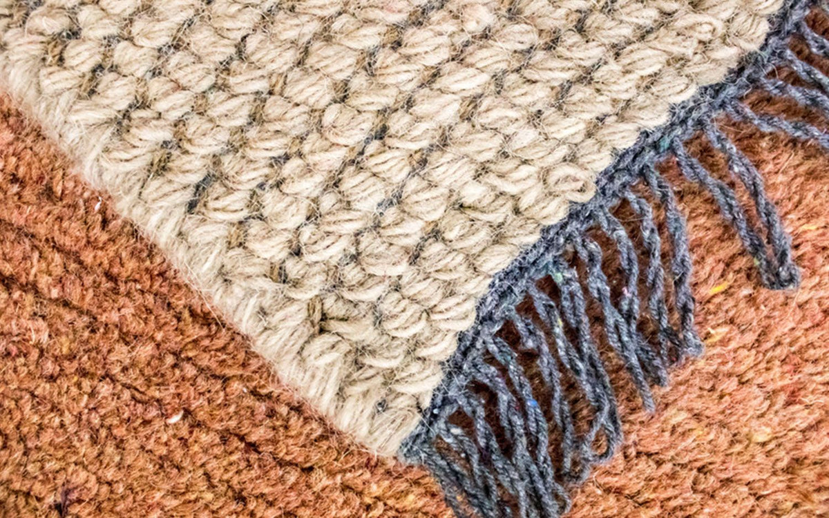 Nepal tapijt - 140 x 70 cm - bruin