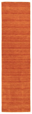 Loper Wollen tapijt - 295 x 75 cm - oranje