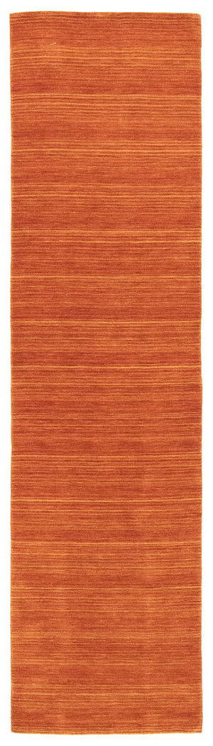 Loper Wollen tapijt - 295 x 75 cm - oranje