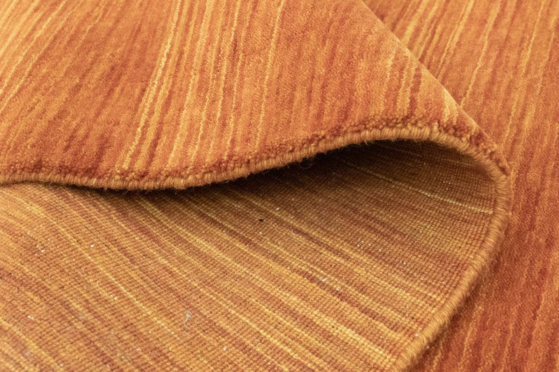 Loper Wollen tapijt - 295 x 75 cm - oranje