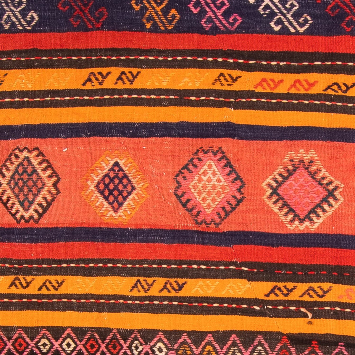 Kelim tapijt - Oud - 220 x 150 cm - veelkleurig