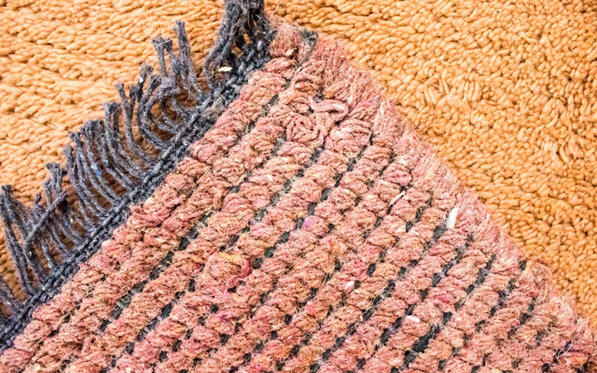 Nepal tapijt - 140 x 70 cm - oranje