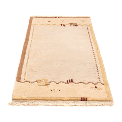Nepal tapijt - 140 x 70 cm - beige