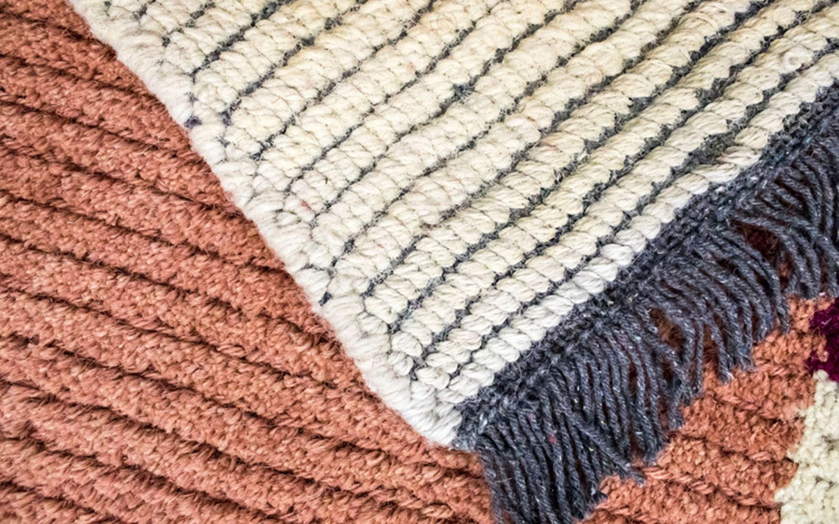 Nepal tapijt - 140 x 70 cm - veelkleurig