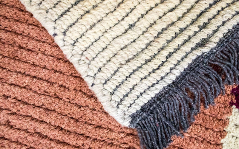 Nepal tapijt - 140 x 70 cm - veelkleurig