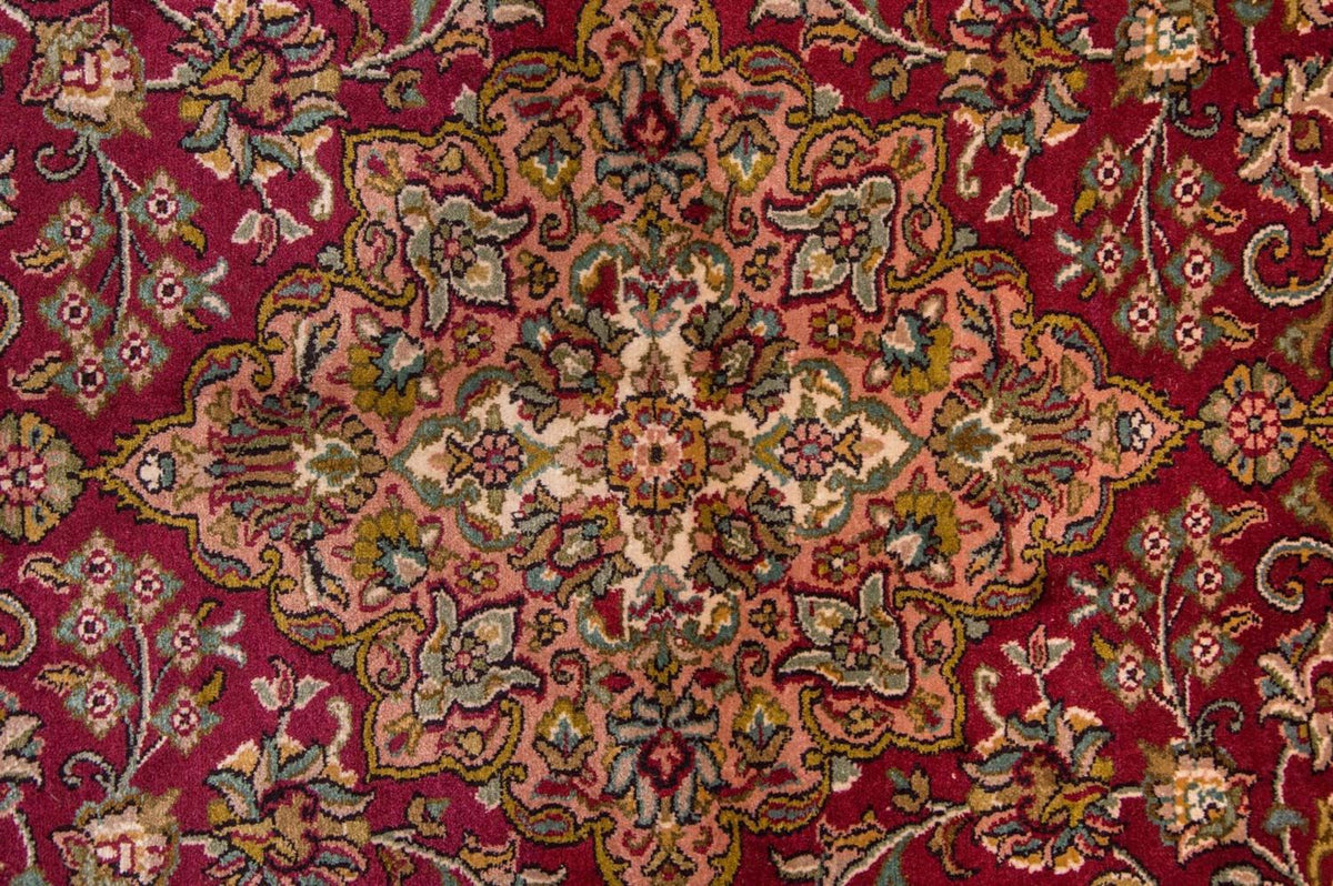 Zijden tapijt - Kashmir Silk - 218 x 157 cm - rood