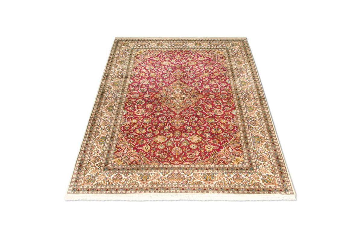 Zijden tapijt - Kashmir Silk - 218 x 157 cm - rood