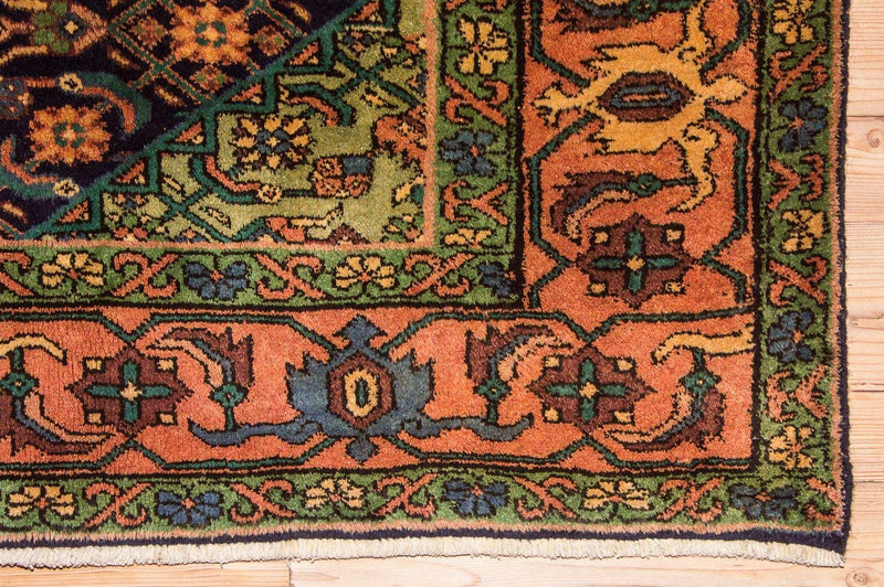 Loper Perzisch Tapijt - Nomadisch - 284 x 143 cm - donkerblauw