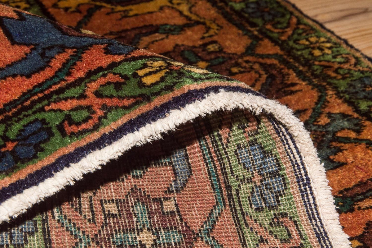 Loper Perzisch Tapijt - Nomadisch - 284 x 143 cm - donkerblauw