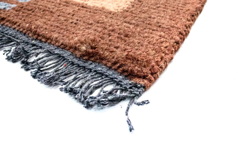 Nepal tapijt - 140 x 70 cm - bruin