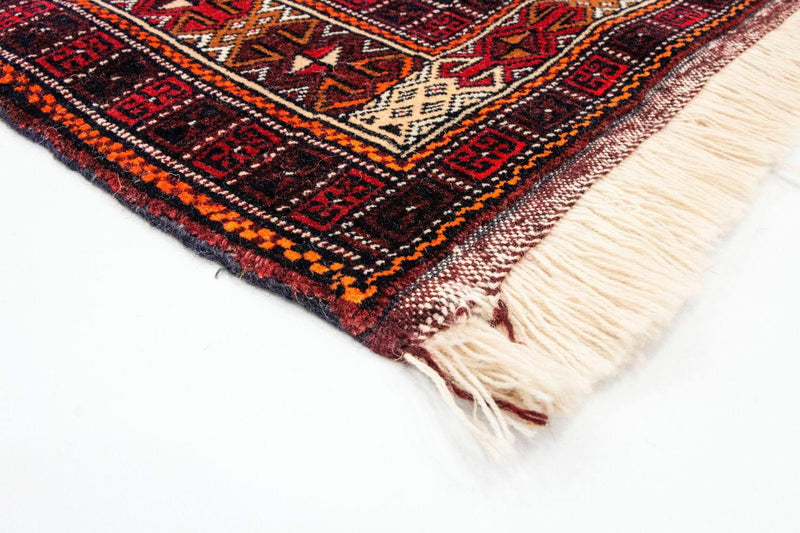 Loper Baluch tapijt - 174 x 100 cm - mosterdgeel