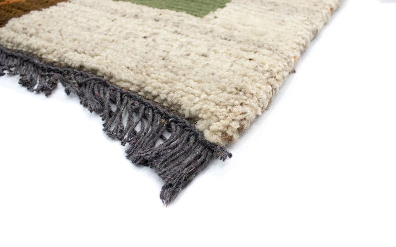 Nepal tapijt - 140 x 70 cm - groen