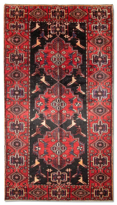 Hamadan Tapijt 153x302cm - Perzisch tapijt - blauw