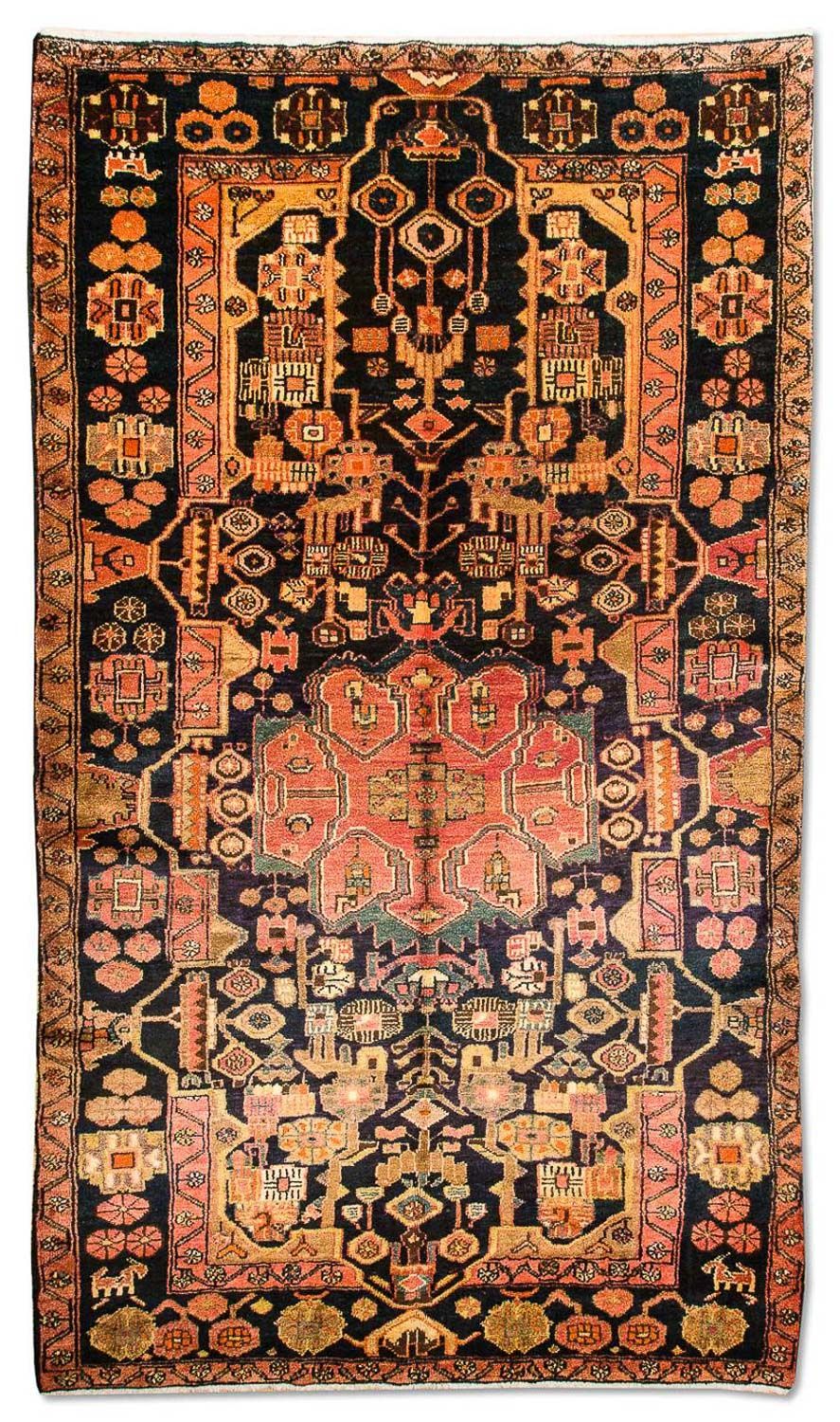 Perzisch Tapijt - Nomadisch - 306 x 158 cm - donkerblauw